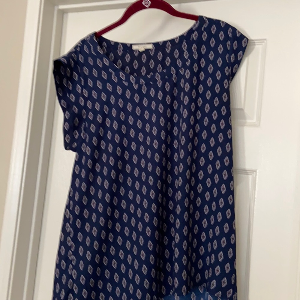 Blue Pleione Blouse
